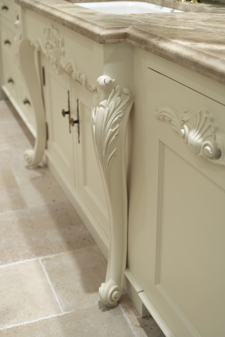 French leg for sink. 